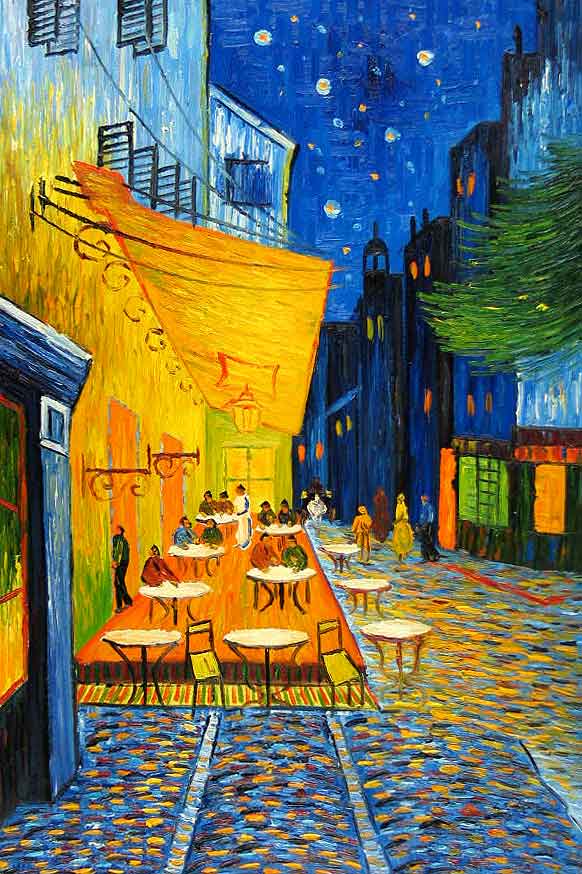 "Cafe Terrace at Night " - Van Gogh